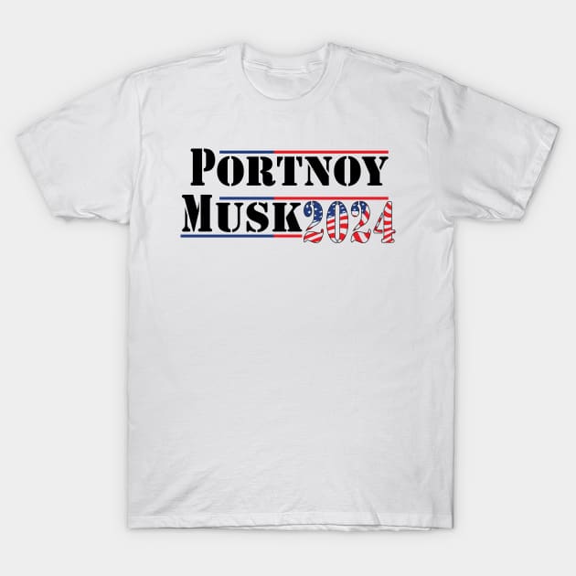 portnoy musk 2024 T-Shirt by bakmed